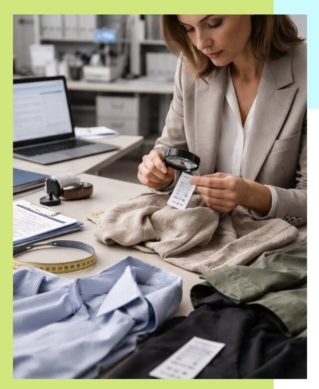 Сертификация одежды и текстиля в Касимах, быстрая экспертиза