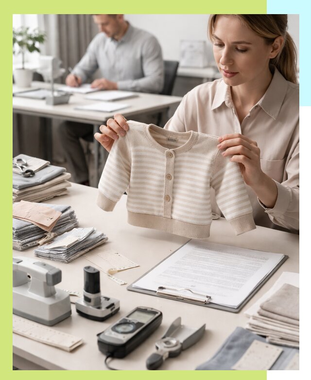 Сертификация детской одежды и текстильных изделий в Касимах