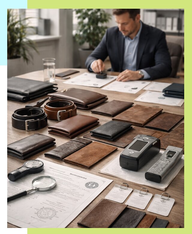 Сертификация кожаных изделий в Касимах от 13049 р. | Алешин-Ксм