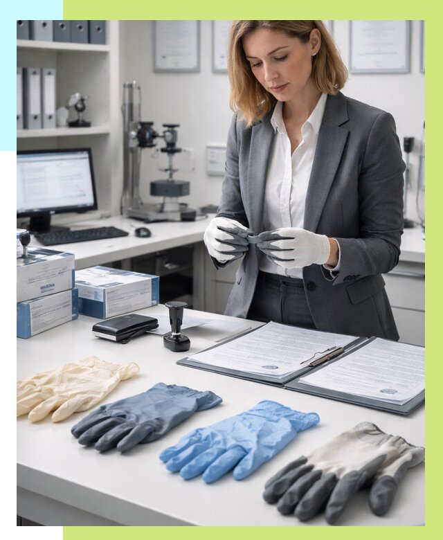 Сертификация перчаток в Касимах от 9243 р. | Алешин-Ксм