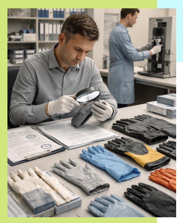 Сертификация перчаток и средств защиты продукции в Касимах