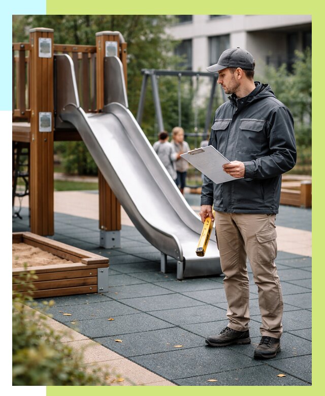 Сертификация детских площадок в Касимах от 27185 р. | Алешин-Ксм