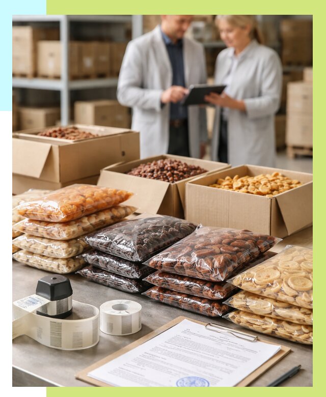 Сертификация сухофруктов в Касимах от 13049 р. | Алешин-Ксм под ключ