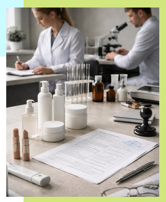 Сертификация косметики в Касимах от 21748 р. - Алешин-Ксм