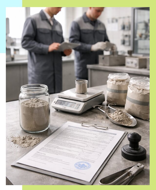 Сертификация цемента в Касимах от 21748 р. | Алешин-Ксм