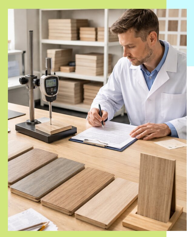 Сертификация ламината с испытаниями и оформлением документов в Касимах