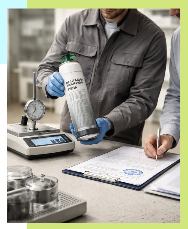 Сертификация монтажной пены в Касимах от 16311 р. | Алешин-Ксм