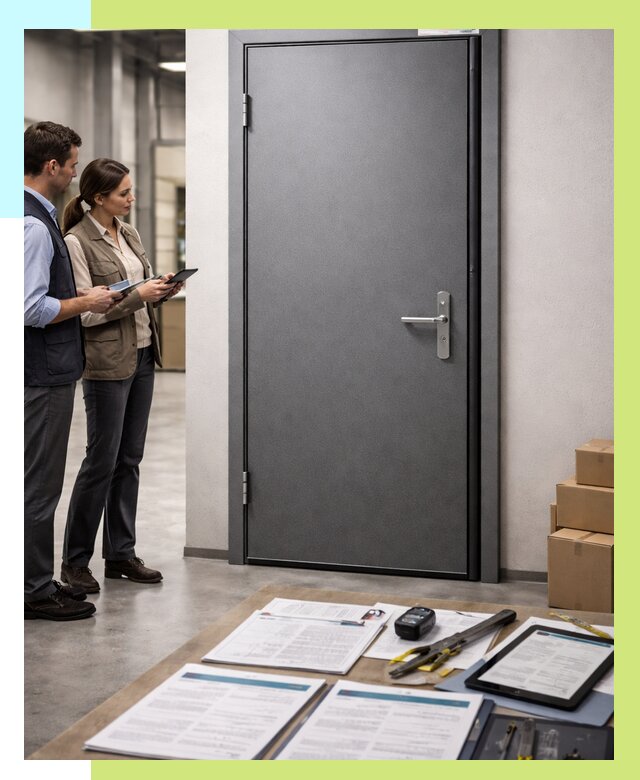 Сертификация противопожарных дверей в Касимах от 9787 р. | Алешин-Ксм