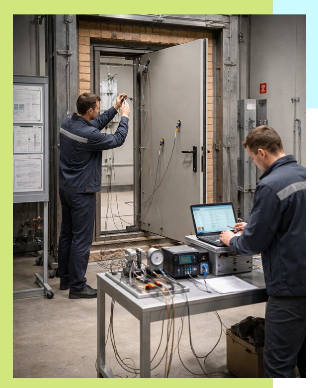 Сертификация противопожарных дверей в Касимах по ГОСТ и ТР