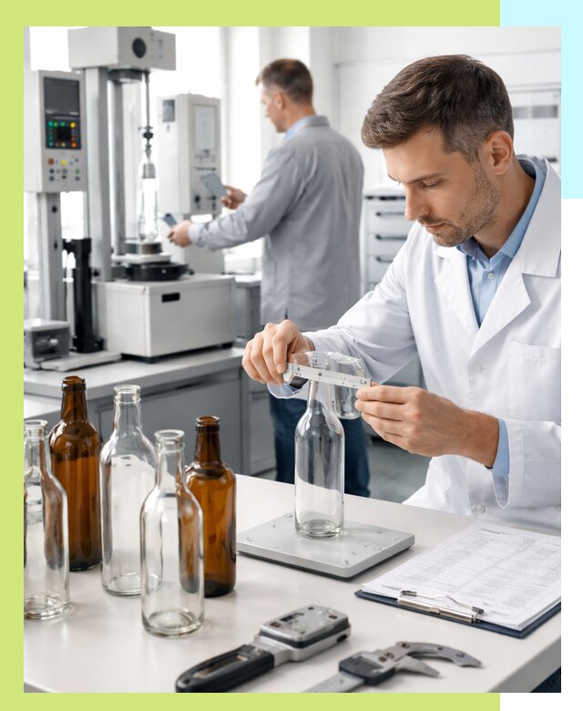 Сертификация стеклянных бутылок и сопутствующей упаковки в Касимах