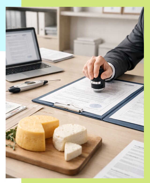 Сертификация сыров в Касимах от 16311 р | Сертификат на сыр Алешин-Ксм