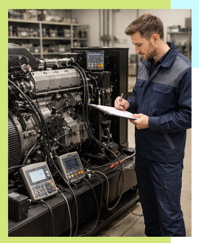 Сертификация дизельных генераторов и их оборудования в Касимах