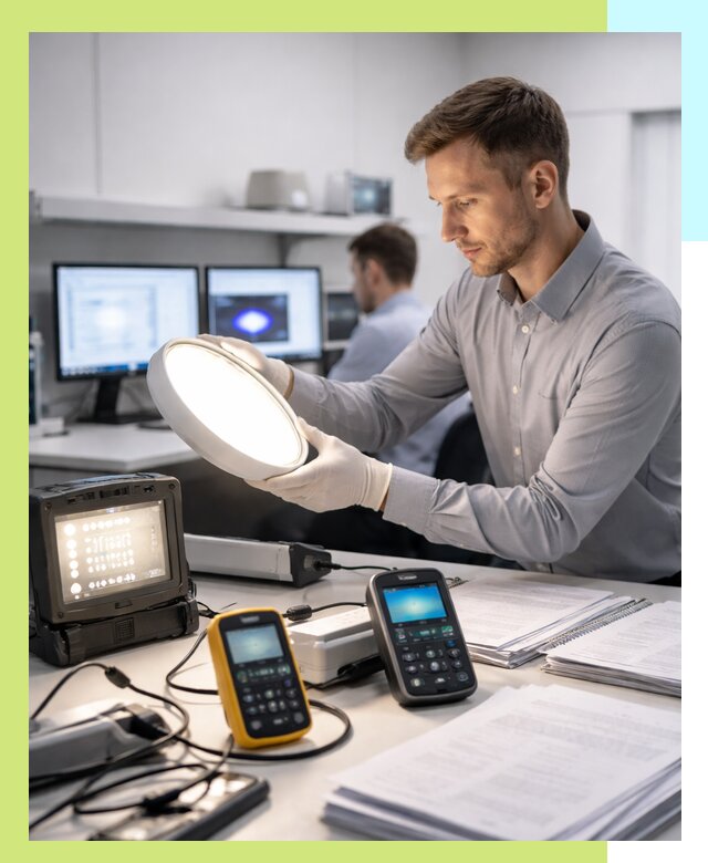 Сертификация светильников в Касимах: испытания и оформление