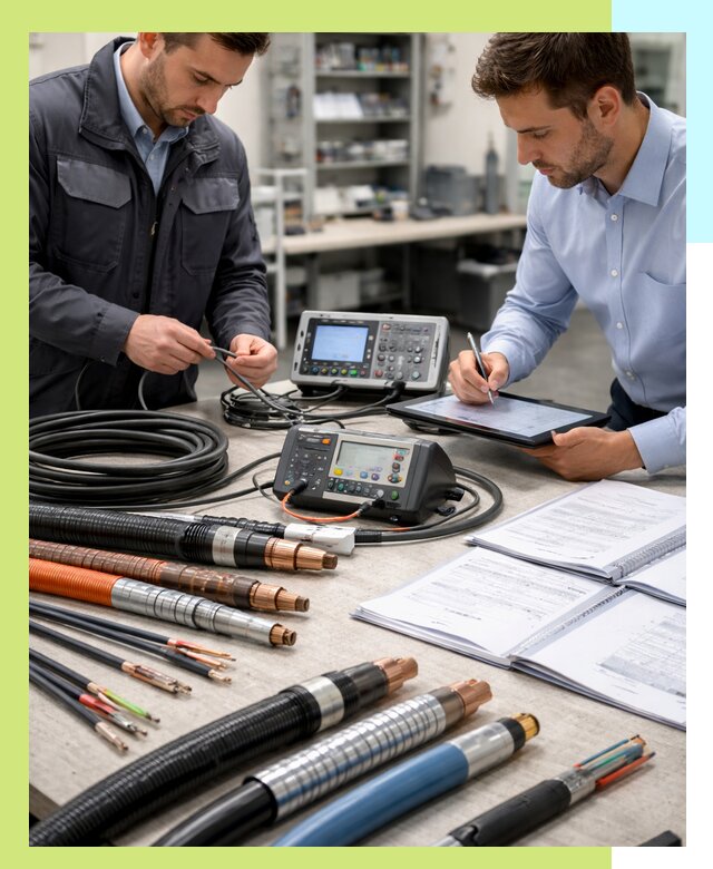 Сертификация кабеля и электропроводки в Касимах под ключ