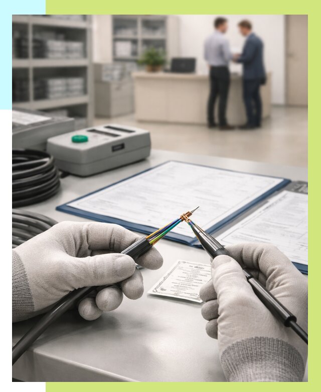 Сертификация провода в Касимах от 19573 р. в Алешин-Ксм