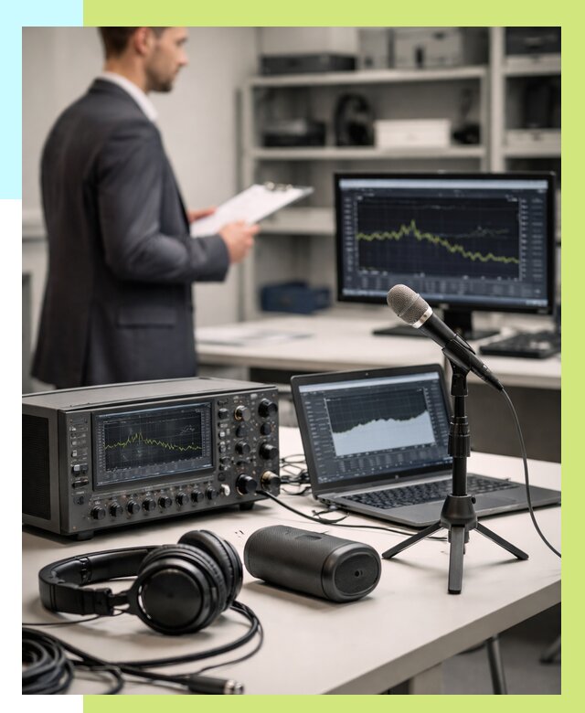 Сертификация аудиотехники в Касимах от 16311 р., Алешин-Ксм