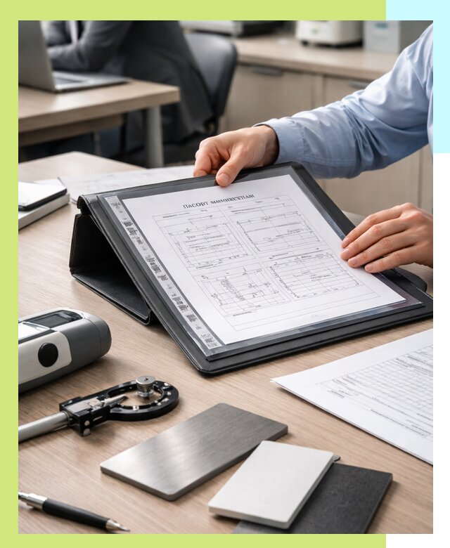 Оформление паспорта материала для продукции в Касимах