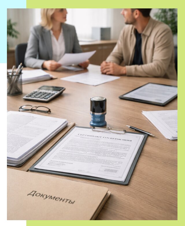 Сертификат соответствия на продукцию в Касимах от 16311 р.|Алешин-Ксм