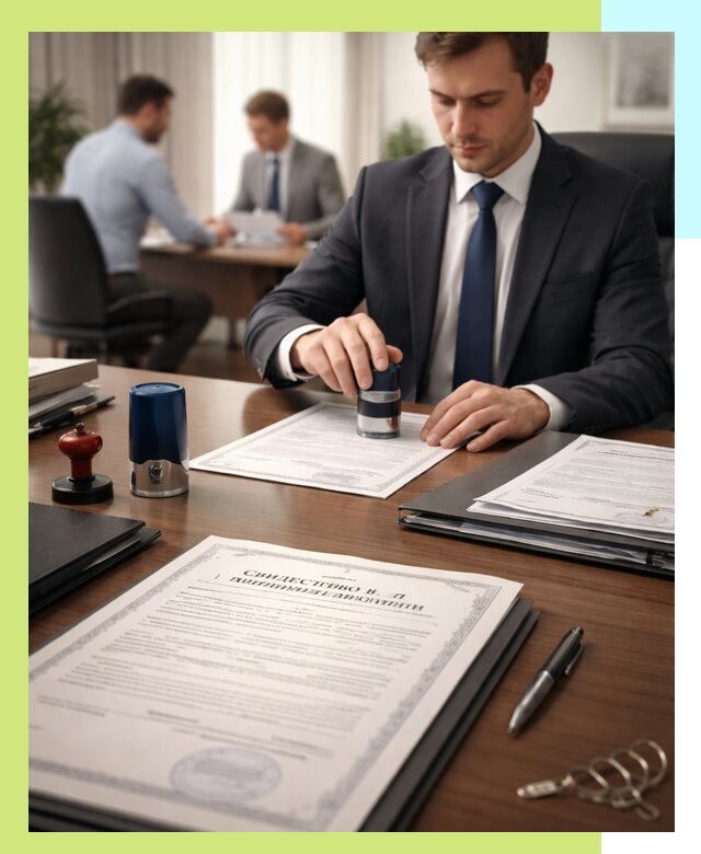 Оформление свидетельства о государственной регистрации в Касимах