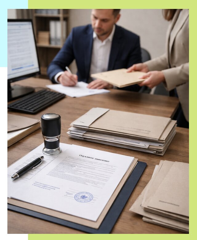 Отказное письмо для таможни в Касимах от 3262 р, Алешин-Ксм