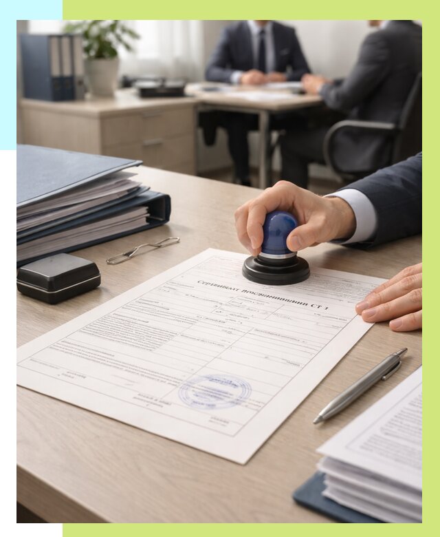 Сертификат происхождения СТ 1 в Касимах от 4893 р. | Алешин-Ксм