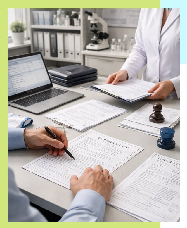 Оформление сертификата GMP в Касимах для фармпроизводства