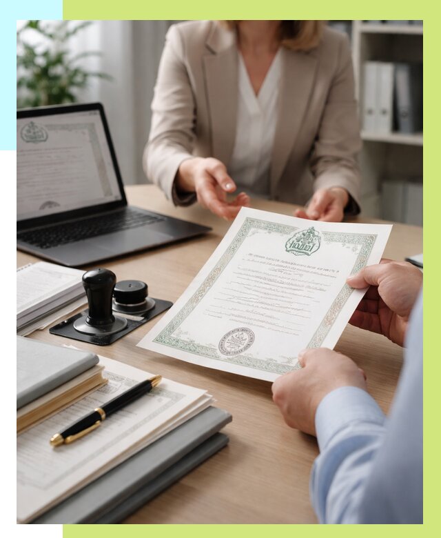 Халяль сертификат в Касимах, получить от 16311 р. | Алешин-Ксм