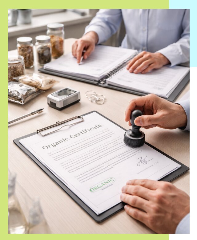 Получение органик сертификата для продукции в Касимах