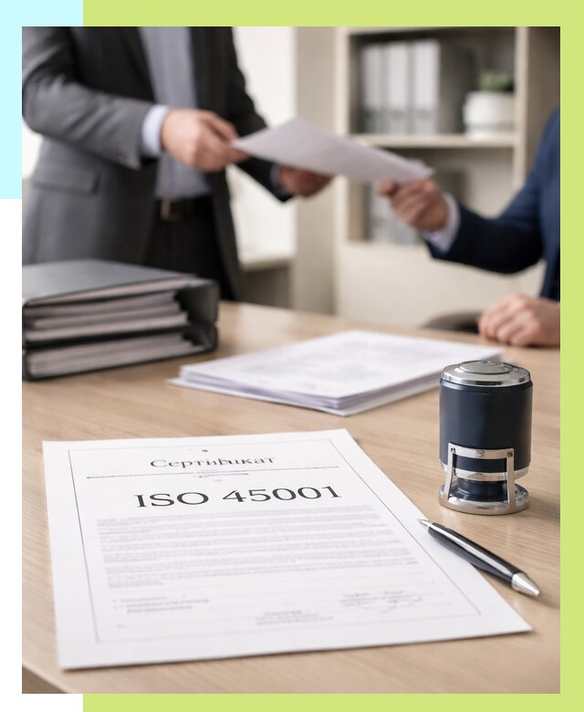 Сертификат ISO 45001 в Касимах под ключ от 48933 р. | Алешин-Ксм