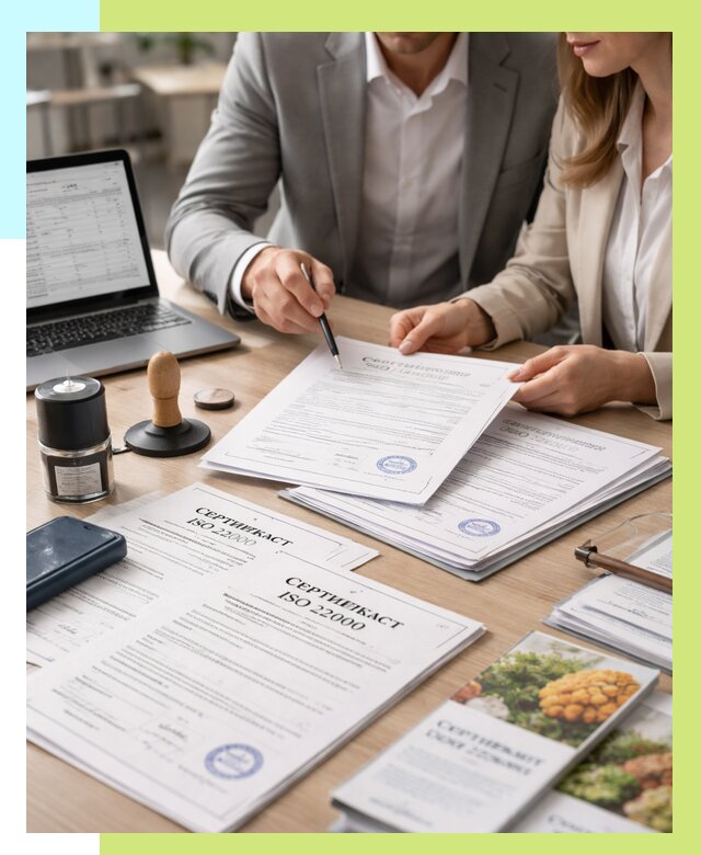 Сертификат ISO 22000 в Касимах от 43496 р. под ключ | Алешин-Ксм