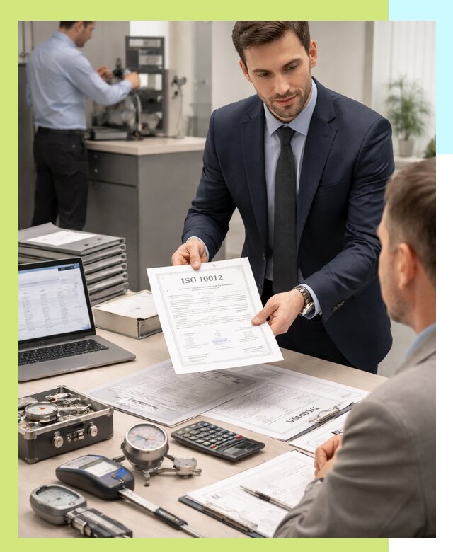 Выдача сертификата ISO 10012 по требованиям метрологии в Касимах
