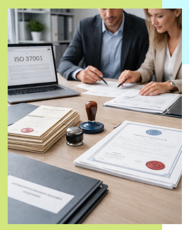 Получение сертификата ISO 37001 по системе борьбы с коррупцией в Касимах